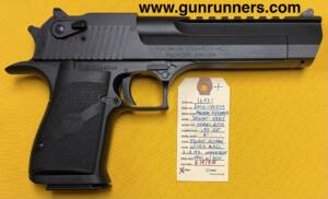 Magnum Research, new, Desert Eagle, .50AE caliber, single action, semi auto pistol, 1-7 round magazine, matte blue finish, 1913 optics rail, 6” barrel, absolutely new with box and all accessories.