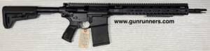 SIG-Sauer, used, Model 716, .308 caliber, semi auto rifle, 16.5” barrel, 1-10” twist, gas impingement operating system, M-lock side rails, 1913 optics rail, telescoping stock, w/1-20 round magazine.   This rifle is in like-new condition.