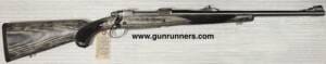 Ruger, new, M77 Alaskan Bush Rifle, 9.3X62mm caliber, right hand bolt action rifle, 20” barrel with iron sights, controlled round feed, 3 position safety, 1” Ruger scope rings, stainless steel, laminate stock, 4+1 capacity, new, w/box and all accessories.