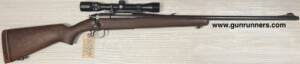 Remington, used, Model 721, .30-06 caliber, right hand bolt action, manufactured in 1952, 24” barrel, walnut/blue, Bushnell 3-9X33mm telescopic sight.  This is an American classic and the predecessor of the Remington 700.