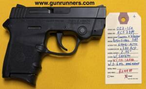 Smith & Wesson, used, Model Bodyguard 380, .380ACP caliber, semi auto pistol, 2.75” barrel, manual safety, red laser, with 1-6 round magazine.