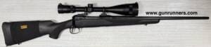 Savage, used, Model 11, .308 Winchester caliber, right hand bolt action, 22” barrel, detachable box magazine, blue/synthetic, w/Banner 6-18X50mm telescopic sight.