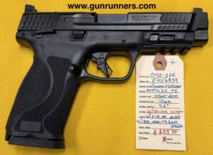 Smith & Wesson, used, M&P 10, M2.0, TS, 10mm caliber, semi auto pistol, 4.6” barrel, optics ready, 2-15 round magazines, 4 total backstraps, original box with manual and all accessories.