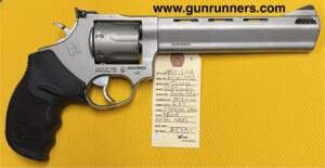 Taurus, used, Model 627 Tracker, .357 Magnum caliber, stainless steel double action revolver, 7 shot, 6.5” ported barrel.