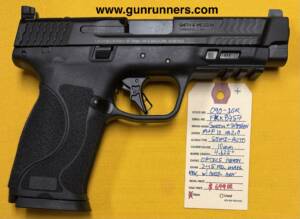 Smith & Wesson, new, Model M&P 10 M2.0, 10mm caliber, semi auto pistol, optics ready, 2-15 round magazines, 4.625” barrel, 4 grip modules, new, with box and all accessories.