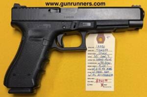 Glock, used, Model 35 Gen. 4, .40 S&W caliber, semi auto pistol, 5.25” barrel, 3-15 round magazines, with original box and all accessories. 9076321112