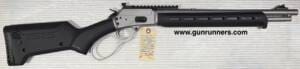 Marlin, new, Model 1894 Trapper Black, .357 Magnum caliber, lever action rifle, 16.1” suppressor ready barrel, stainless steel, MagPul synthetic stock, 8+1 capacity of .357 Magnum, 9+1 capacity of .38 Special, new, w/box and all accessories.   This is a very handy home defense rifle.