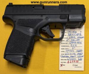 Springfield Armory, new, Model Hellcat, 9mm Luger caliber, semi auto pistol, 2-10 round magazines, optics ready, tritium front sight, striker fired, 3” barrel, new, w/original box and all accessories.